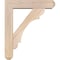 Ekena Millwork Olympic Craftsman Smooth Bracket w/ Offset Brace, Douglas Fir, 5 1/2"W x 22"D x 26"H BKT0604X22X26OLY04SDF - alternate 4